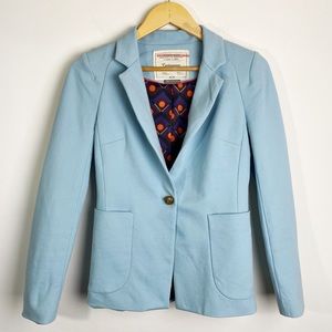 Anthropologie Cartonnier Light Blue Blazer Size 4